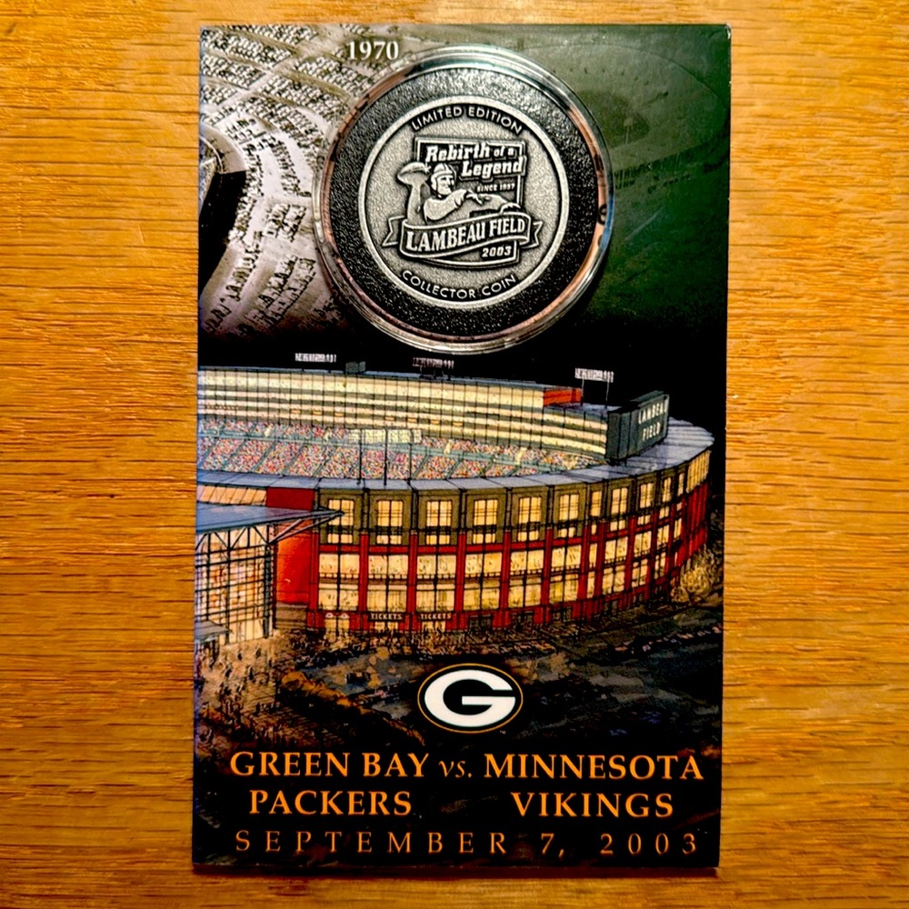 Limited Edition Inaugural Game Commemorative Coin & Card